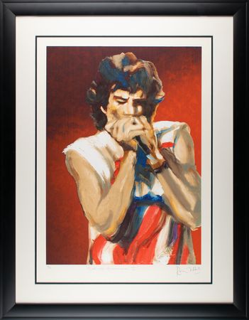 Lot #5102 Rolling Stones: Ronnie Wood Signed Print - Image 2