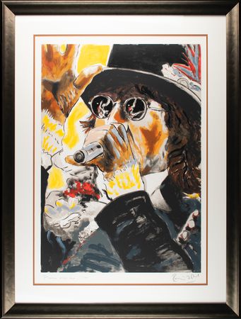 Lot #5100 Rolling Stones: Ronnie Wood Signed Print - Image 2