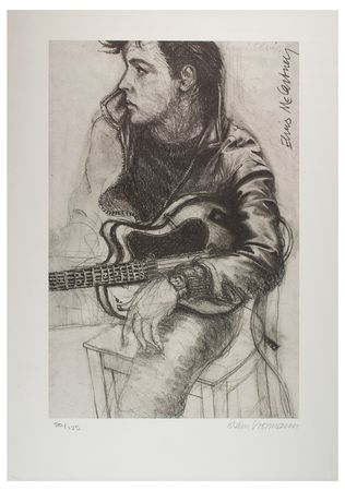 Lot #5054 Beatles: Klaus Voormann Signed Print - Image 1