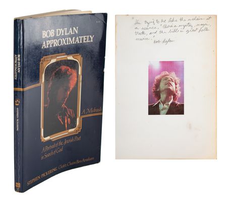 Lot #5073 Bob Dylan Signed Book  - Image 1