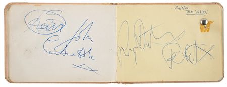 Lot #5119 The Who Signatures