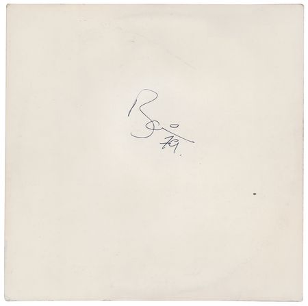 Lot #5238 David Bowie Signed Album