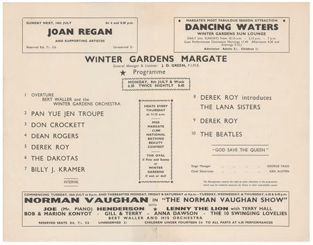 Lot #5008 Beatles Signed Program - Image 2