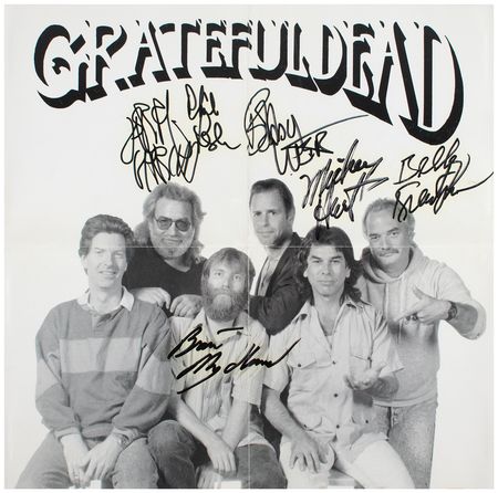 Lot #5135 Grateful Dead Signed CD Booklet - Image 1
