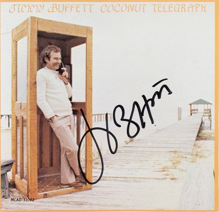 Lot #5276 Jimmy Buffett Signed CD - Image 1