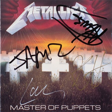 Lot #5382 Metallica Signed CD - Image 1