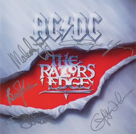 Lot #5254 AC/DC Signed CD