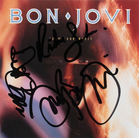 Lot #5372 Bon Jovi Signed CD