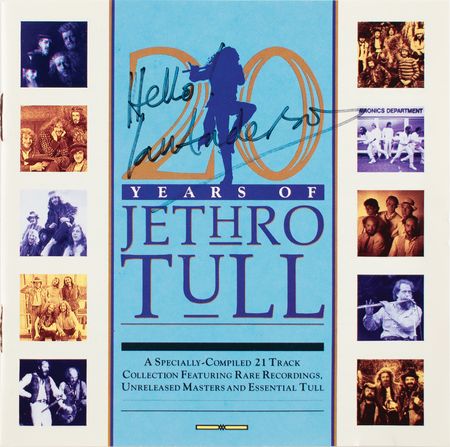 Lot #5293 Jethro Tull: Ian Anderson Signed CD - Image 1