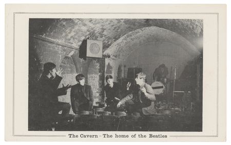 Lot #5046 Beatles 1963 Cavern Club Promo Card - Image 1