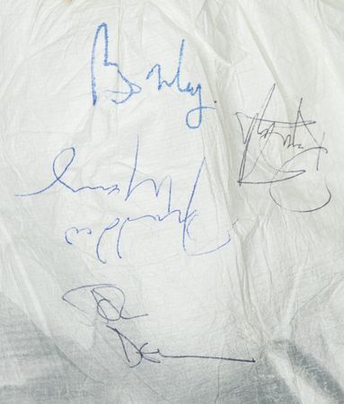 Lot #5164 Queen Signed Boiler Suit from the 'Radio Ga Ga' Music Video - Image 2