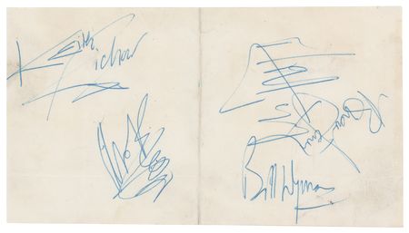 Lot #5099 Rolling Stones Signatures