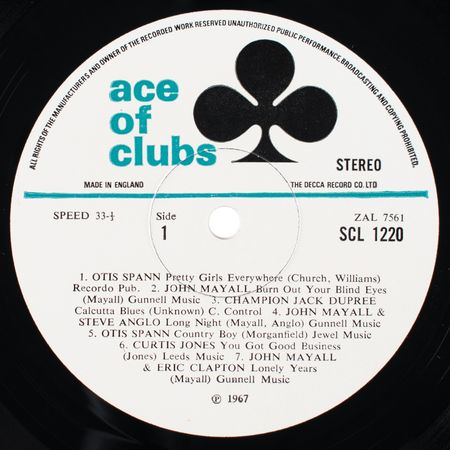 Lot #5190 Eric Clapton and John Mayall Signed Album - Image 3