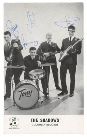 Lot #5222 The Shadows Signed Promo Card