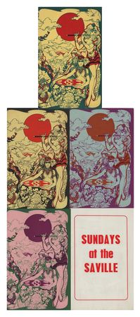 Lot #5081 Jimi Hendrix Experience Complete Set of (5) Saville Theatre Programs from 1967 - Image 1
