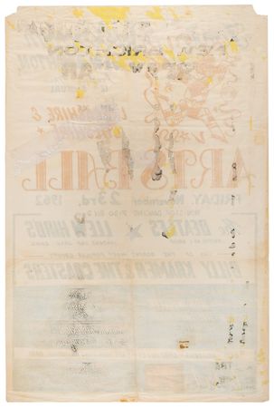 Lot #5002 Beatles 1962 Tower Ballroom 'Arts Ball' Poster  - Image 2