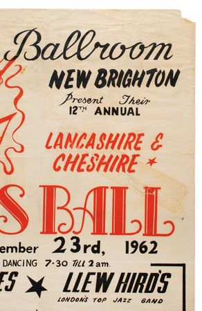 Lot #5002 Beatles 1962 Tower Ballroom 'Arts Ball' Poster  - Image 5