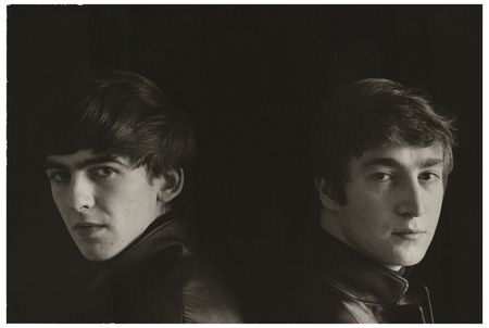 Lot #5039 Beatles: Lennon and Harrison Photograph