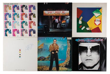 Lot #5242 Elton John Collection of (24) Signed Albums - Image 4