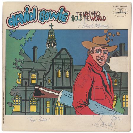 Lot #5234 David Bowie and Band Signed Album - Image 1
