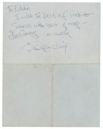Lot #5083 Jimi Hendrix Signature - Image 1