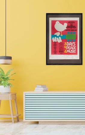 Lot #5196 Woodstock Signed Poster - Image 4