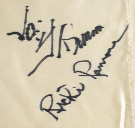 Lot #5331 Ramones Signed Banner Flag - Image 3