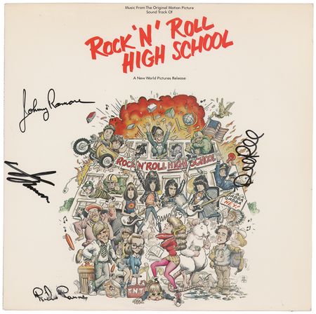 Lot #5350 Ramones Signed Album