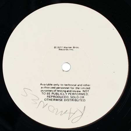 Lot #5352 Ramones 'Leave Home' Test Pressing - Image 2