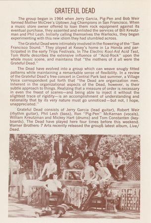 Lot #5092 Jimi Hendrix Band of Gypsys and Grateful Dead 1969 Fillmore East Program - Image 3
