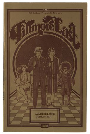 Lot #5232 Allman Brothers June 26th 1971 Fillmore East Ticket Stub and Program - Image 3