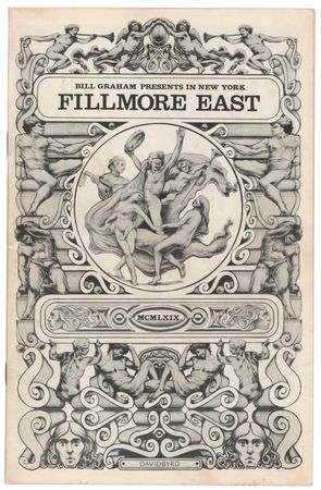 Lot #5264 The Band 1969 Fillmore East Program - Image 3
