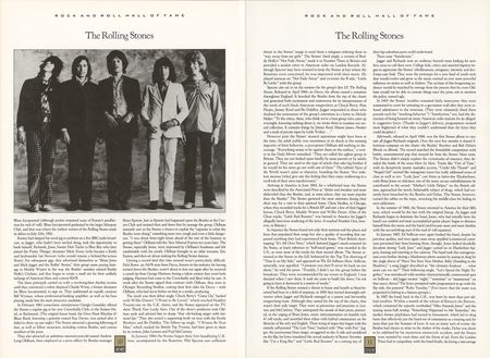 Lot #5107 Rolling Stones and Otis Redding 1989 Rock and Roll Hall of Fame Program - Image 3