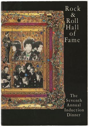 Lot #5093 Jimi Hendrix and The Yardbirds 1992 Rock and Roll Hall of Fame Program - Image 4