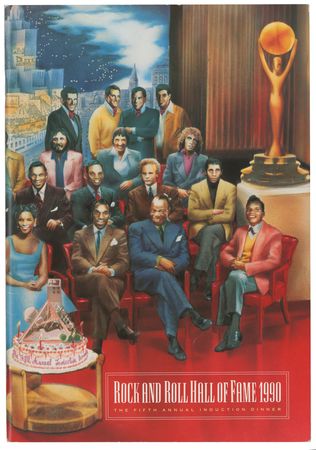 Lot #5130 The Who and The Kinks 1990 Rock and Roll Hall of Fame Program - Image 4