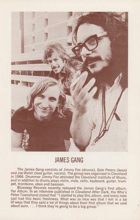 Lot #5312 Santana and James Gang 1970 Fillmore East Program - Image 3