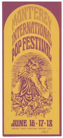 Lot #5193 Monterey Pop Festival Handbill and Order