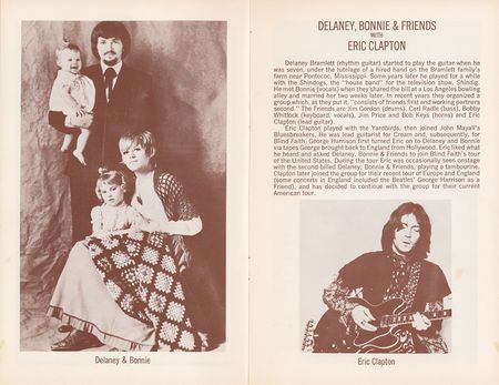 Lot #5283 Eric Clapton 1970 Fillmore East Program - Image 3