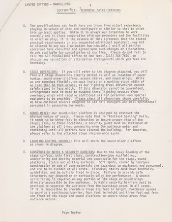 Lot #5302 Lynyrd Skynyrd 1975 Winterland Contract - Image 2