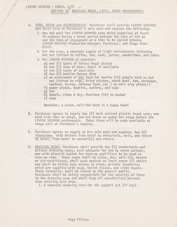 Lot #5302 Lynyrd Skynyrd 1975 Winterland Contract - Image 4