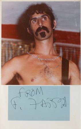 Lot #5325 Frank Zappa Signature - Image 2