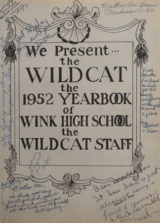 Lot #5194 Roy Orbison Signed 1952 Yearbook - Image 6