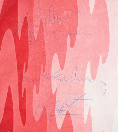 Lot #5007 Beatles Signed Album Sleeve