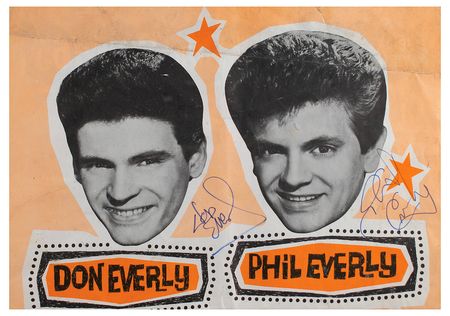 Lot #5184 Everly Brothers Signed Souvenir Brochure