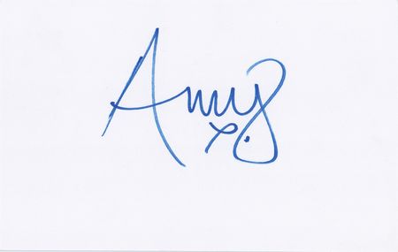 Lot #5436 Amy Winehouse Signature - Image 1
