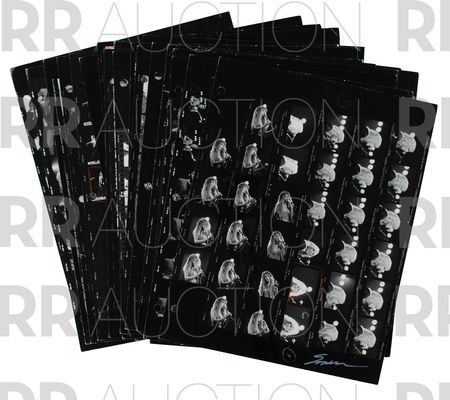Lot #5241 Fleetwood Mac Archive of (22) Contact Sheet Photographs by Sam Emerson - Image 1