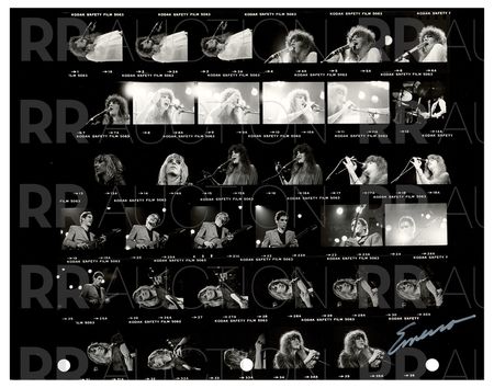 Lot #5241 Fleetwood Mac Archive of (22) Contact Sheet Photographs by Sam Emerson - Image 12