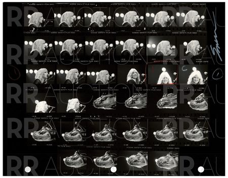 Lot #5241 Fleetwood Mac Archive of (22) Contact Sheet Photographs by Sam Emerson - Image 13