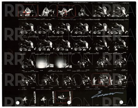 Lot #5241 Fleetwood Mac Archive of (22) Contact Sheet Photographs by Sam Emerson - Image 21