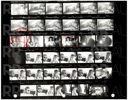 Lot #5241 Fleetwood Mac Archive of (22) Contact Sheet Photographs by Sam Emerson - Image 4